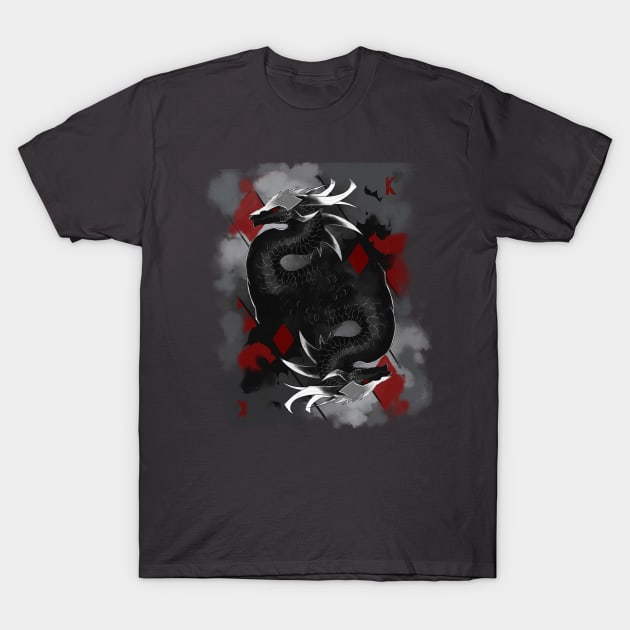 Dragon King T-Shirt by Ink Raven